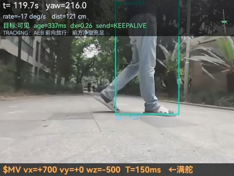 小车本体:麦轮底盘 + ESP32 控制板,安卓手机架在车上当脑子